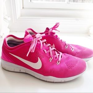 NikeiD Nike Free 5.0 Custom Pink Training Shoes: 9
